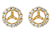 A212-75127: SEMI DIA EARR .10 TW (HOLDS .15 EACH)