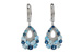 A214-62436: EARR 4.01 BLUE TOPAZ 4.24 TGW