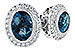 A216-37836: EARR 1.76 LONDON BLUE TOPAZ 2.01 TGW