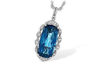 A217-28736: NECK 6.70 LONDON BLUE TOPAZ 6.81 TGW