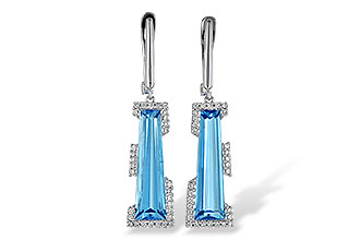 A217-28809: EARR 6.12 TW BLUE TOPAZ 6.33 TGW