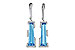 A217-28809: EARR 6.12 TW BLUE TOPAZ 6.33 TGW