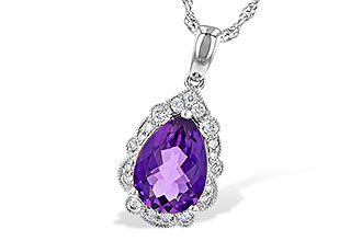 A217-35118: NECKLACE 1.53 AMETHYST 1.68 TGW (10x7 PS)