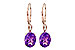 A217-36009: EARR 2.85 TW AMETHYST 2.90 TGW (9x7MM AMY)