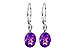 A217-36009: EARR 2.85 TW AMETHYST 2.90 TGW (9x7MM AMY)