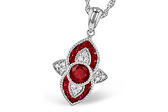 A300-03354: NECK .63 TW RUBY .70 TGW