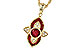 A300-03354: NECK .63 TW RUBY .70 TGW