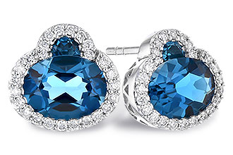 A300-06945: EARR 2.60 TW LONDON BLUE TOPAZ 2.81 TGW