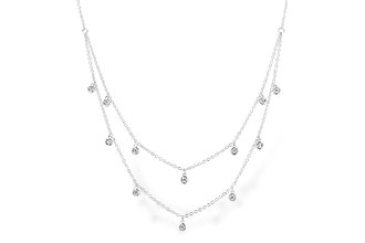 A300-92445: NECKLACE .22 TW (18 INCHES)