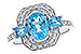 A300-94263: LDS RG 1.75 TW BLUE TOPAZ 1.90 TGW