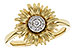 A300-95172: B300-94245 WITH YG & PETALS / WG SETTING .10 TW