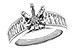 A300-99718: LDS SEMI DIA RG 1.22 TW BAGUETTES