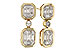 A301-82427: EARRINGS .38 BAG .45 TW