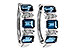 A301-84254: EARRINGS 1.37 TW LONDON BLUE TOPAZ 1.48 TGW