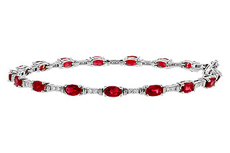 A301-84272: BRACELET 4.65 RUBY 4.97 TGW (7")