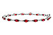 A301-84272: BRACELET 4.65 RUBY 4.97 TGW (7")