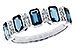 A301-85127: LDS RG 1.46 TW LONDON BLUE TOPAZ 1.58 TGW