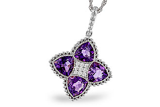 A301-86918: NECKLACE 2.22 AMETHYST 2.28 TGW