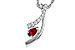 A301-87827: NECKLACE .21 RUBY .38 TGW (5x3 RUBY)