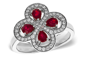 A301-87872: LDS RG .68 TW RUBY .96 TGW