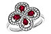 A301-87872: LDS RG .68 TW RUBY .96 TGW