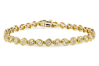 A301-89709: BRACELET 2.15 TW FANCY CUT DIAMONDS