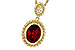 A302-73318: NECKLACE 2.10 GARNET 2.12 TGW (9x7MM GAR)