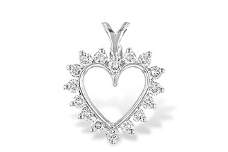 B033-66999: HEART PENDANT .45 TW