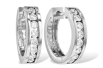 B212-76018: EARRINGS 1 CT TW