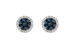 B214-59663: EARR .45 BLUE DIA .70 TW