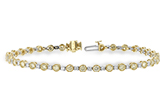 B215-54199: BRACELET 2.22 YELLOW DIA 3.04 TW