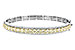 B216-39672: BANGLE 4.20 YELLOW DIAS 5.63 TW