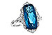 B217-28736: LDS RG 6.75 LONDON BLUE TOPAZ 6.90 TGW (16x8MM BT)