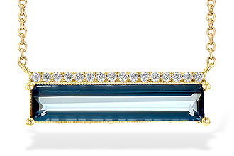 B217-33327: NECK 2.70 LONDON BLUE TOPAZ 2.80 TGW