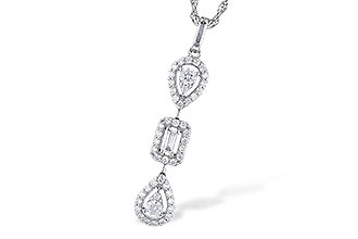 B300-08745: NECK .04 BAGUETTE .36 TW