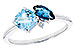 B300-93318: LDS RG 1.49 TW BLUE TOPAZ 1.52 TGW