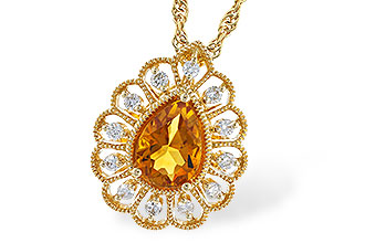 B300-94263: NECKLACE .62 CITRINE .75 TGW (7x5MM CIT)