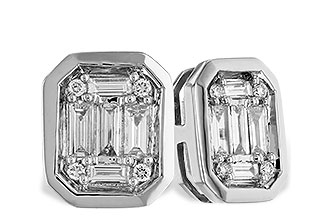 B300-97881: EARRINGS .24 BAG .28 TW