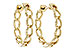 B301-83327: GOLD EARRINGS (18MM)