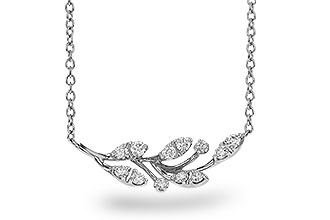 B301-85099: NECKLACE .32 TW (18")
