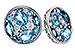 B301-86036: EARRINGS 1.02 TW BLUE TOPAZ 1.18 TGW