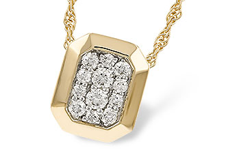 B301-88745: NECKLACE .25 TW