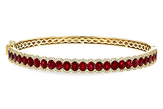 B301-89645: BANGLE 5.04 TW RUBY 5.60 TGW