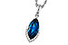 B301-89727: NECK 2.14 LONDON BLUE TOPAZ 2.20 TGW (12x6MM MQ)