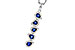 B301-90636: NECKLACE .95 TW SAPPHIRE 1.19 TGW