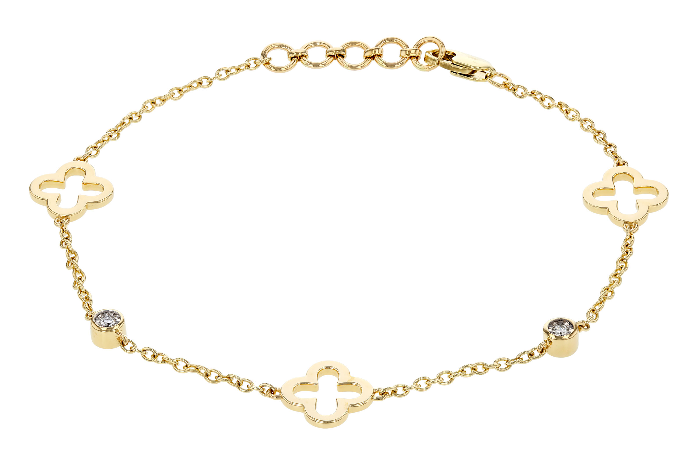 B302-74236: BRACELET .06 TW (7.25")