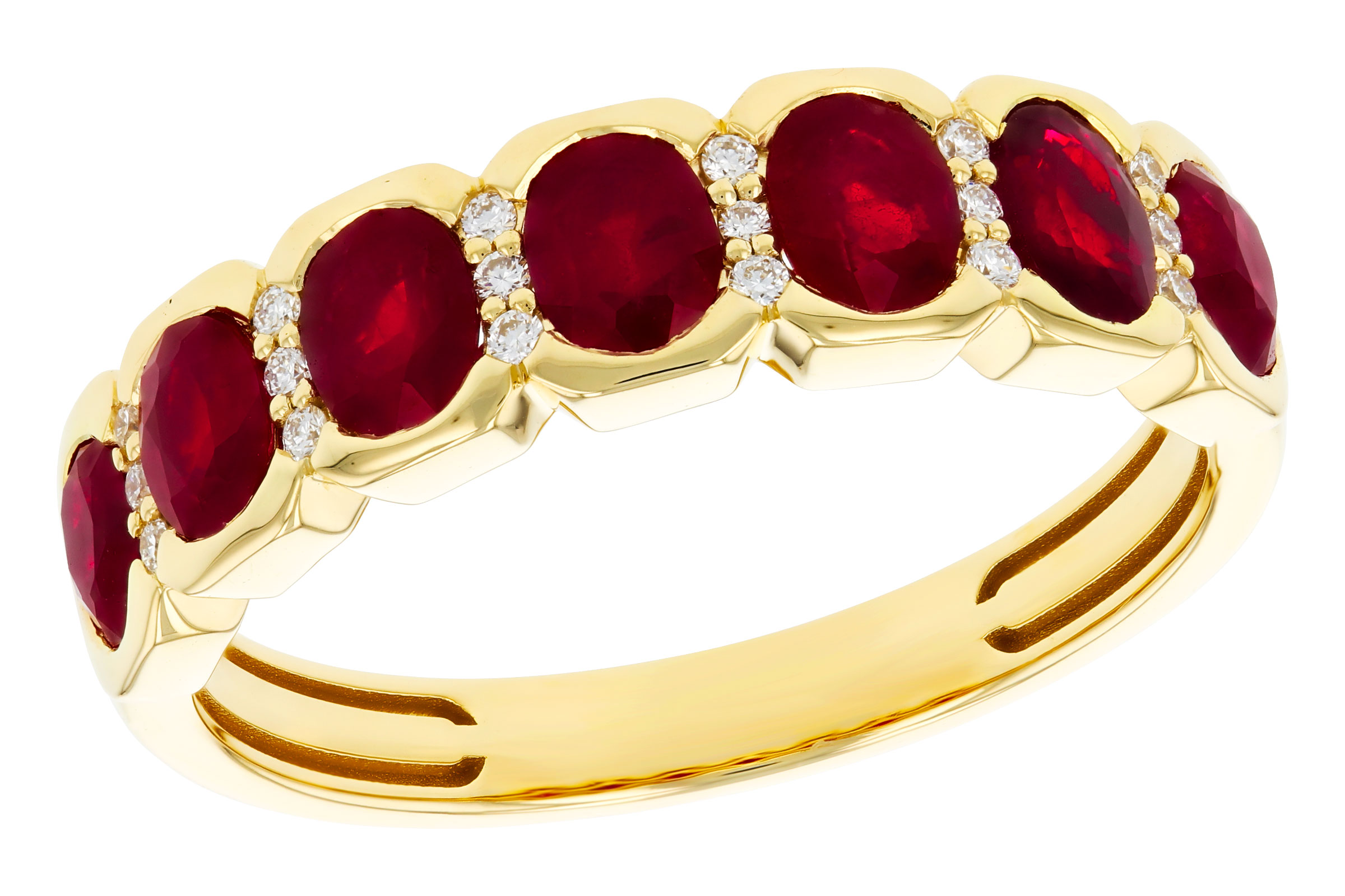 B302-75181: LDS WED RG 1.45 TW RUBY 1.52 TGW