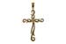 C033-67863: CROSS PENDANT .01 BR