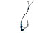 C216-43290: NECK .83 BLUE TOPAZ 1.00 TGW