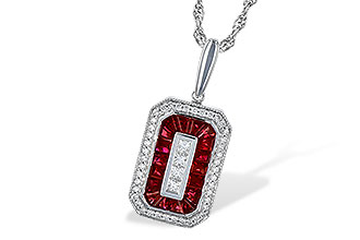 C217-30627: NECK 1.09 RUBY 1.42 TGW
